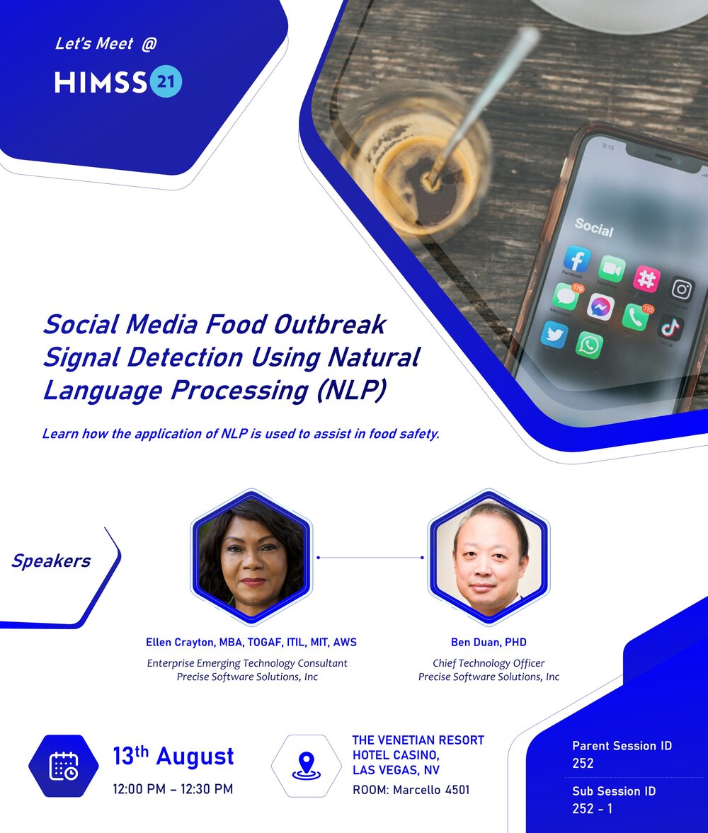 Social Media Food Outbreak Signal Detection Using Natural Language Processing (NLP)